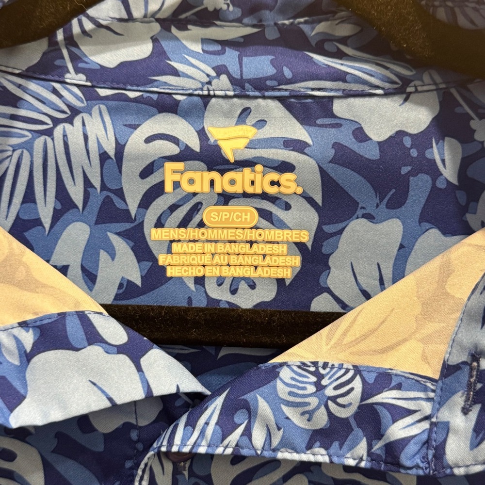 Florida Gators Hawaiian Shirt Fanatics Blue Floral Button Up Men's Small - Picture 2 of 8
